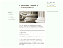 Tablet Screenshot of casello-lincoln.com